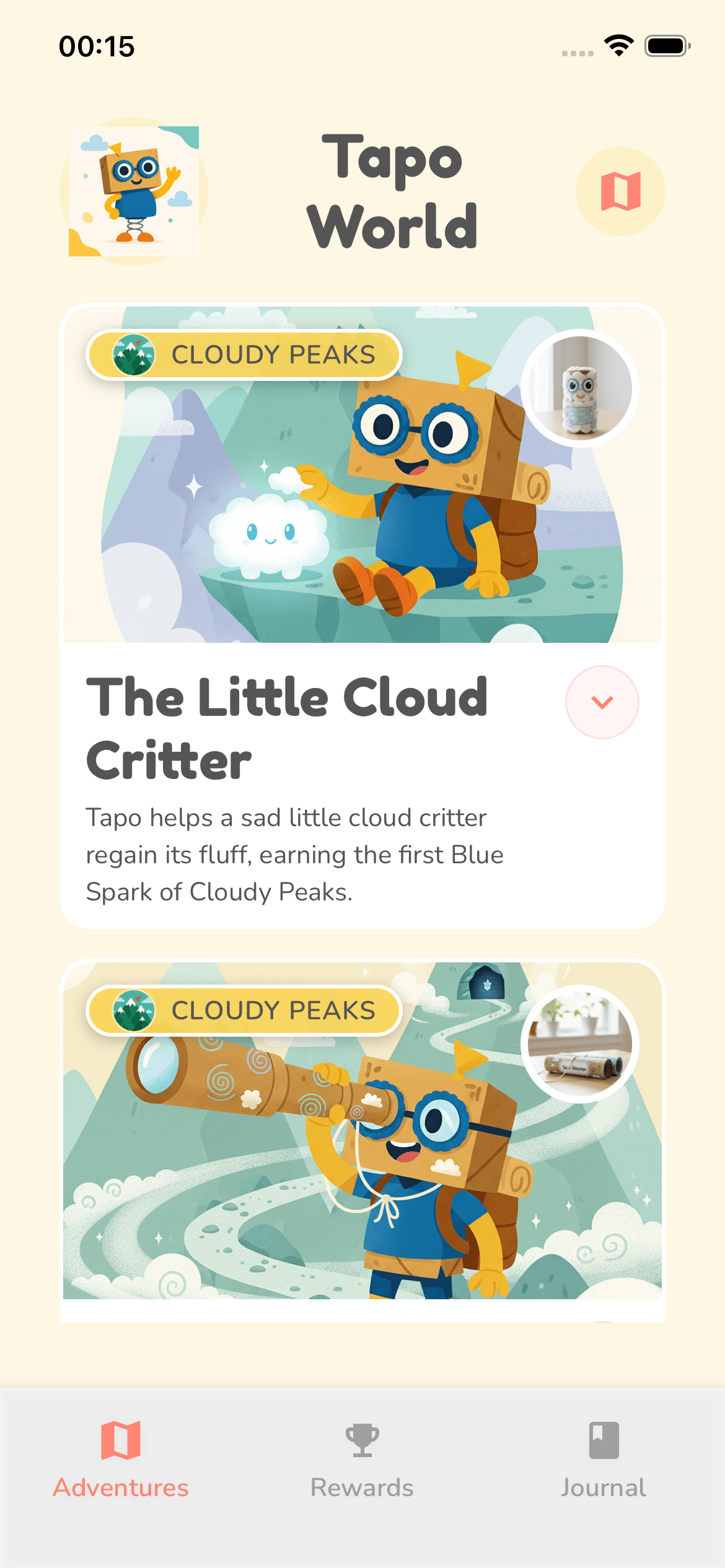 Tapo app screenshot 1